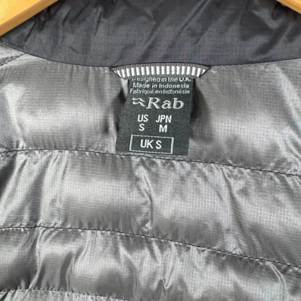 Rab Men’s Microlight Alpine Down Jacket Black Size S Lightweight - Picture 4 of 8